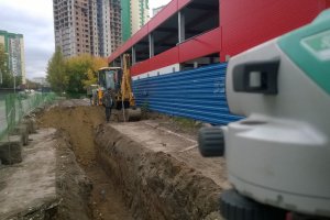 Траншея новосибирск, разработка грунта, теплотрасса в траншее без лотка